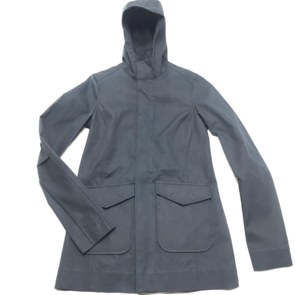 Women's Xs Aether Size 1 Hooded Black Cotton Full Zip Jacket